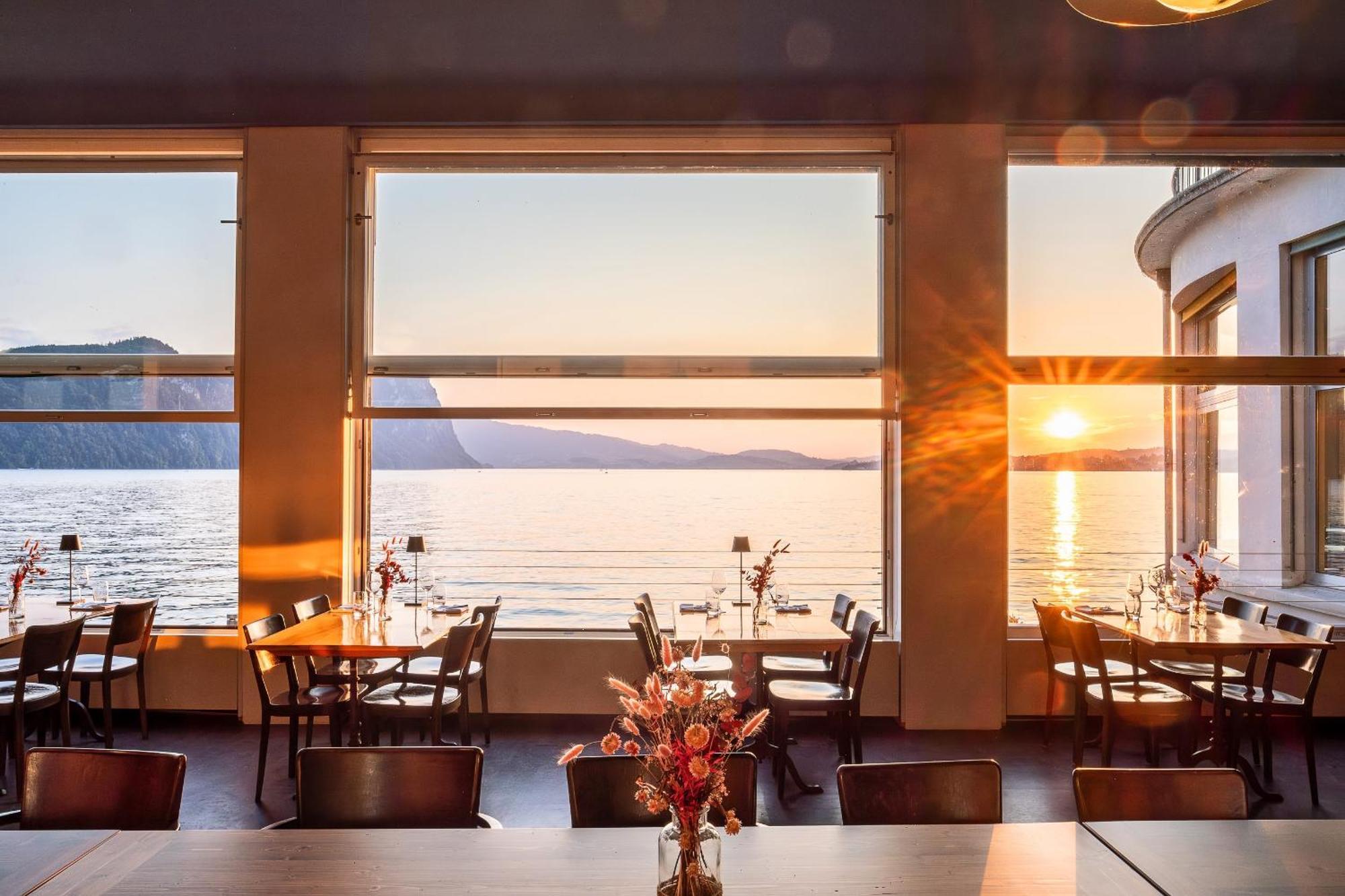 Hotel Terrasse Am See Vitznau Ngoại thất bức ảnh