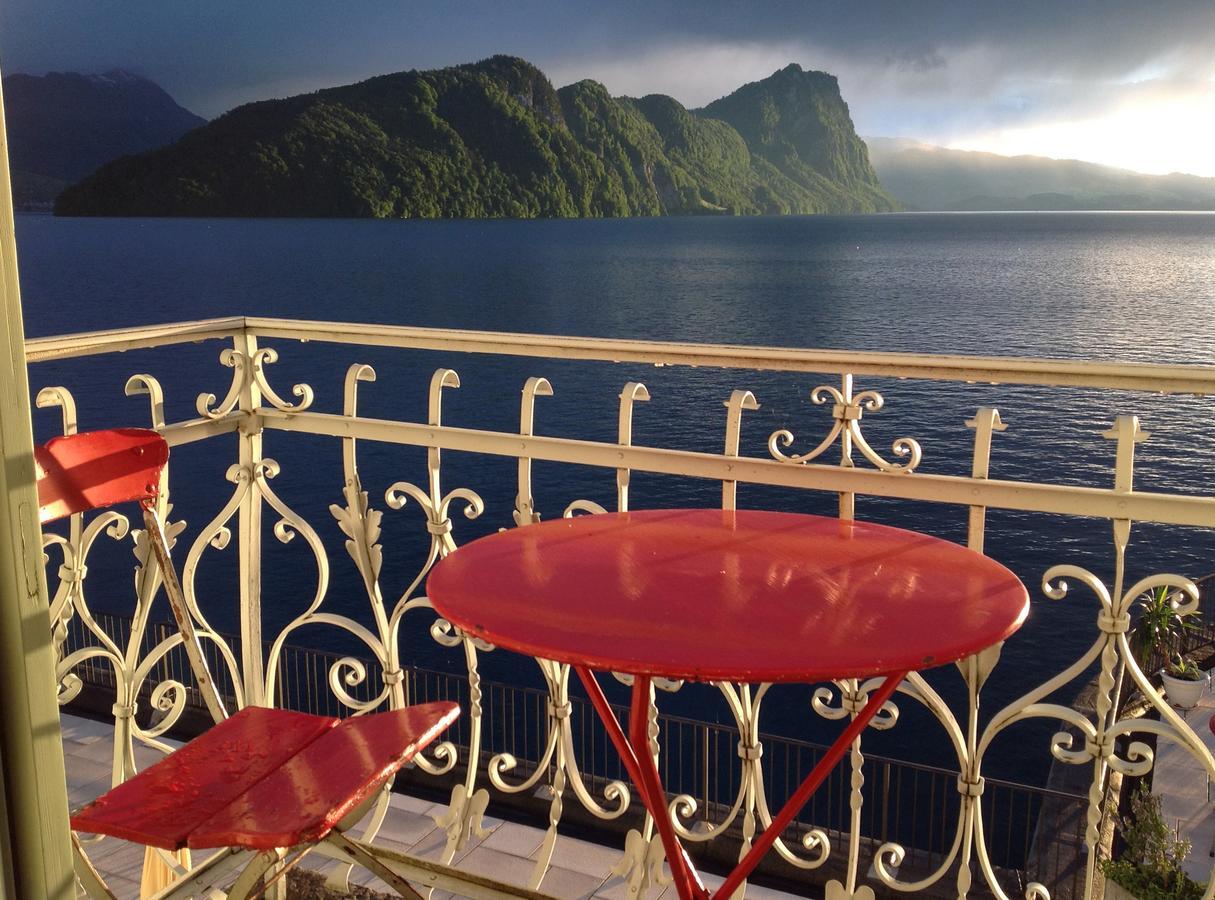 Hotel Terrasse Am See Vitznau Ngoại thất bức ảnh